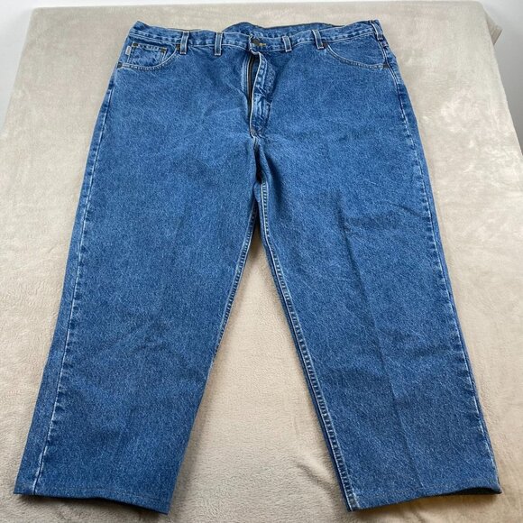 Carhartt Mens Jeans Size 46x26 measured 100% Cotton Straight Leg - Picture 8 of 8